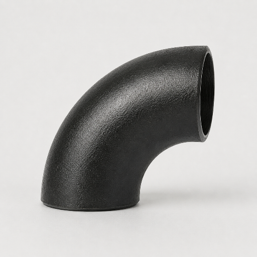 ASTM A234 WPB carbon steel 90 and 45 degree long-radius buttweld elbows manufactured to ASME B16.9 by Synbase Steel