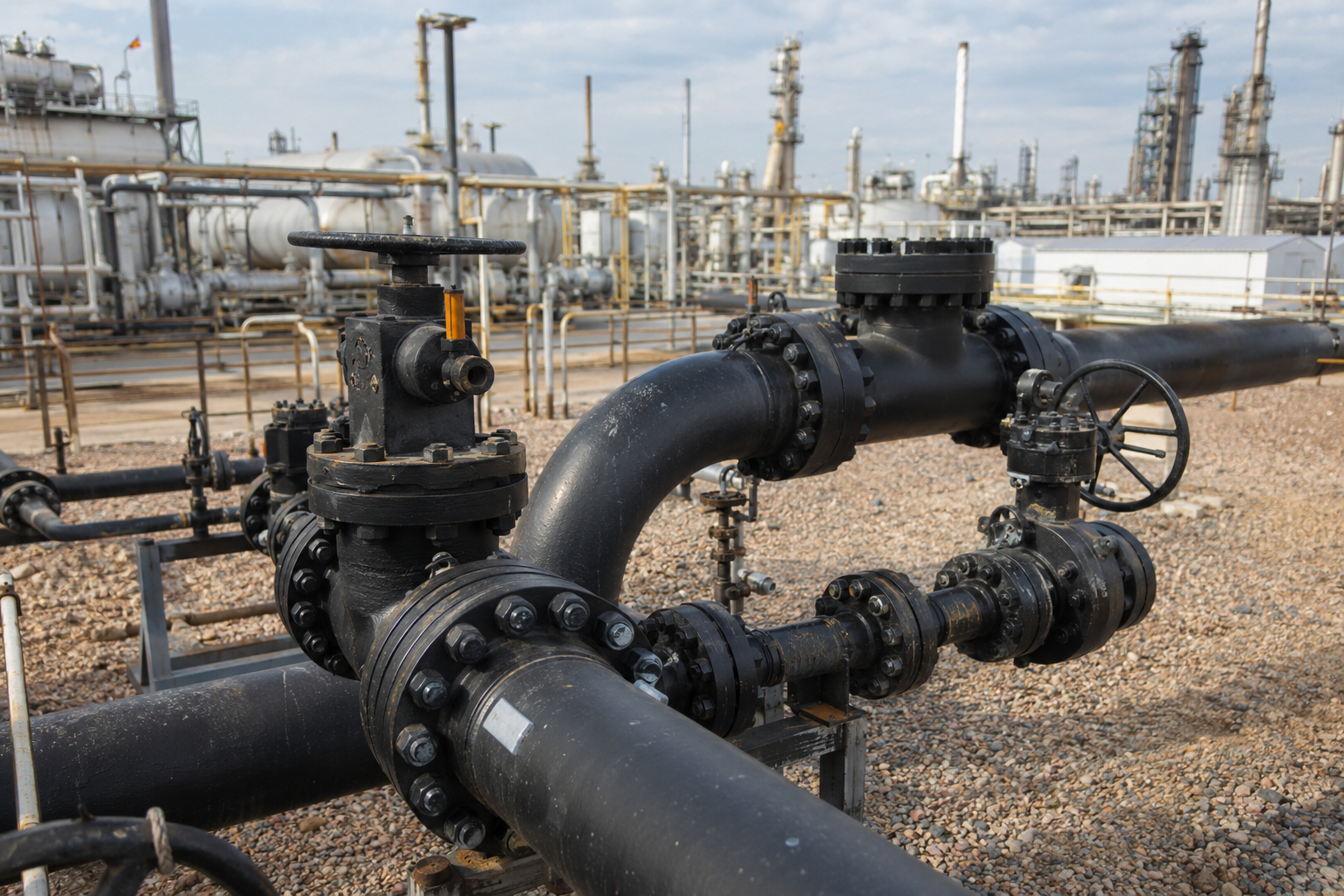 Oil and gas pipeline service application for Synbase plate flanges