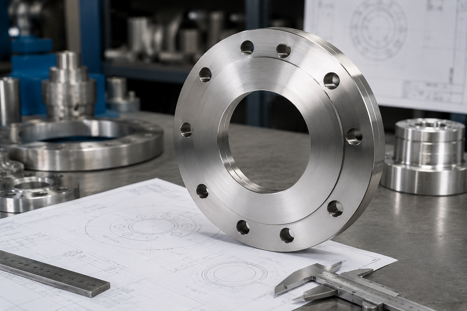 Custom Plate Flange Machining