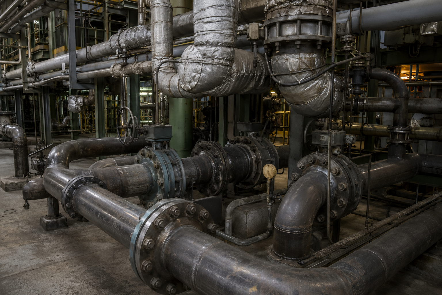 Power generation plant cooling water piping application for Synbase plate flanges