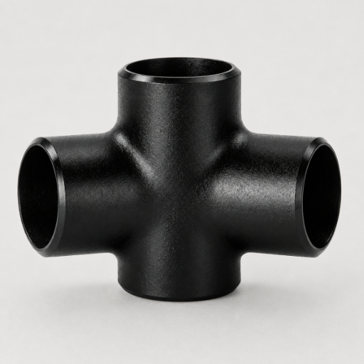 ASTM A234 WPB carbon steel equal and reducing buttweld crosses from Synbase Steel