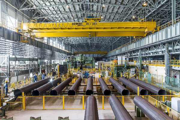 Synbase in-house welded pipe production line