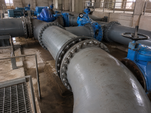 Water and wastewater flange application