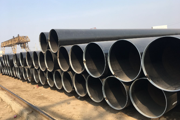 Heavy duty LSAW welded steel line pipe processing