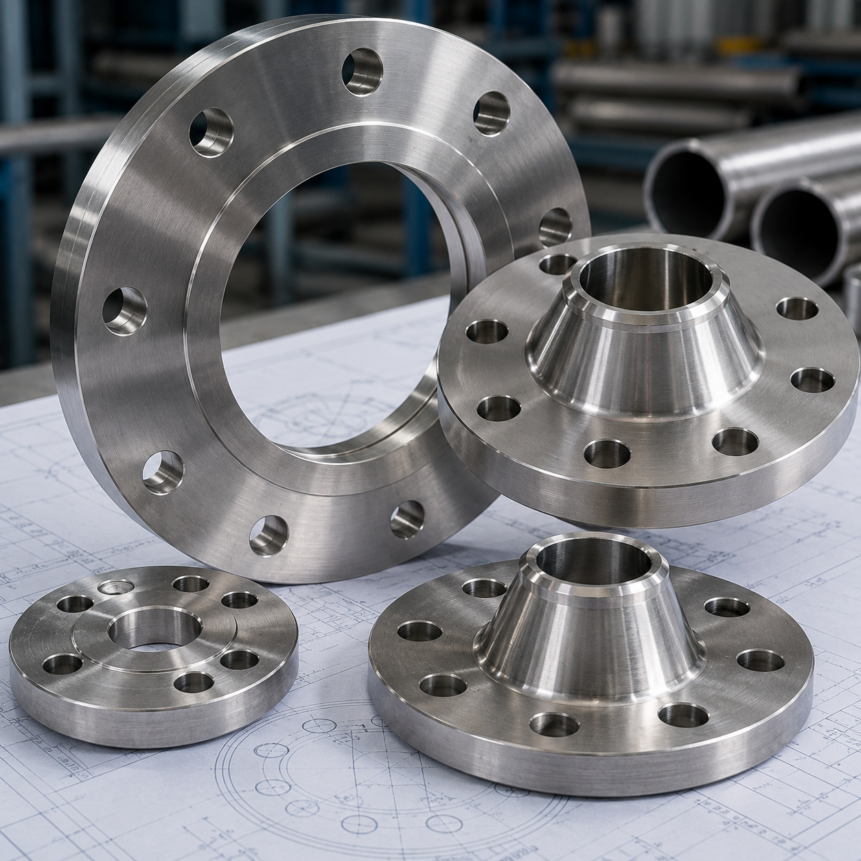 Duplex flange and piping system in offshore projects