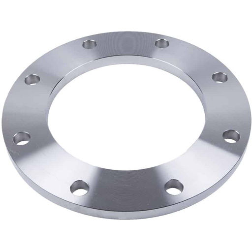 Plate flange for low-pressure piping applications