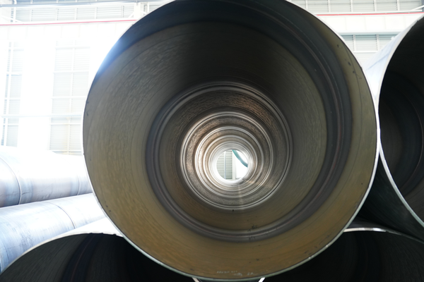 SSAW Pipe interior forming and welding process