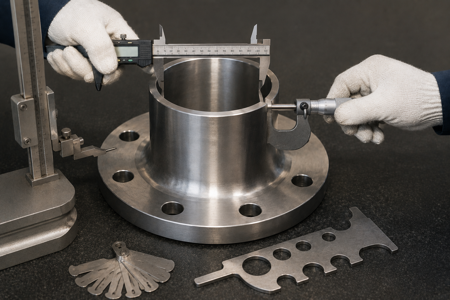 Precise Dimensional Inspection of piping components