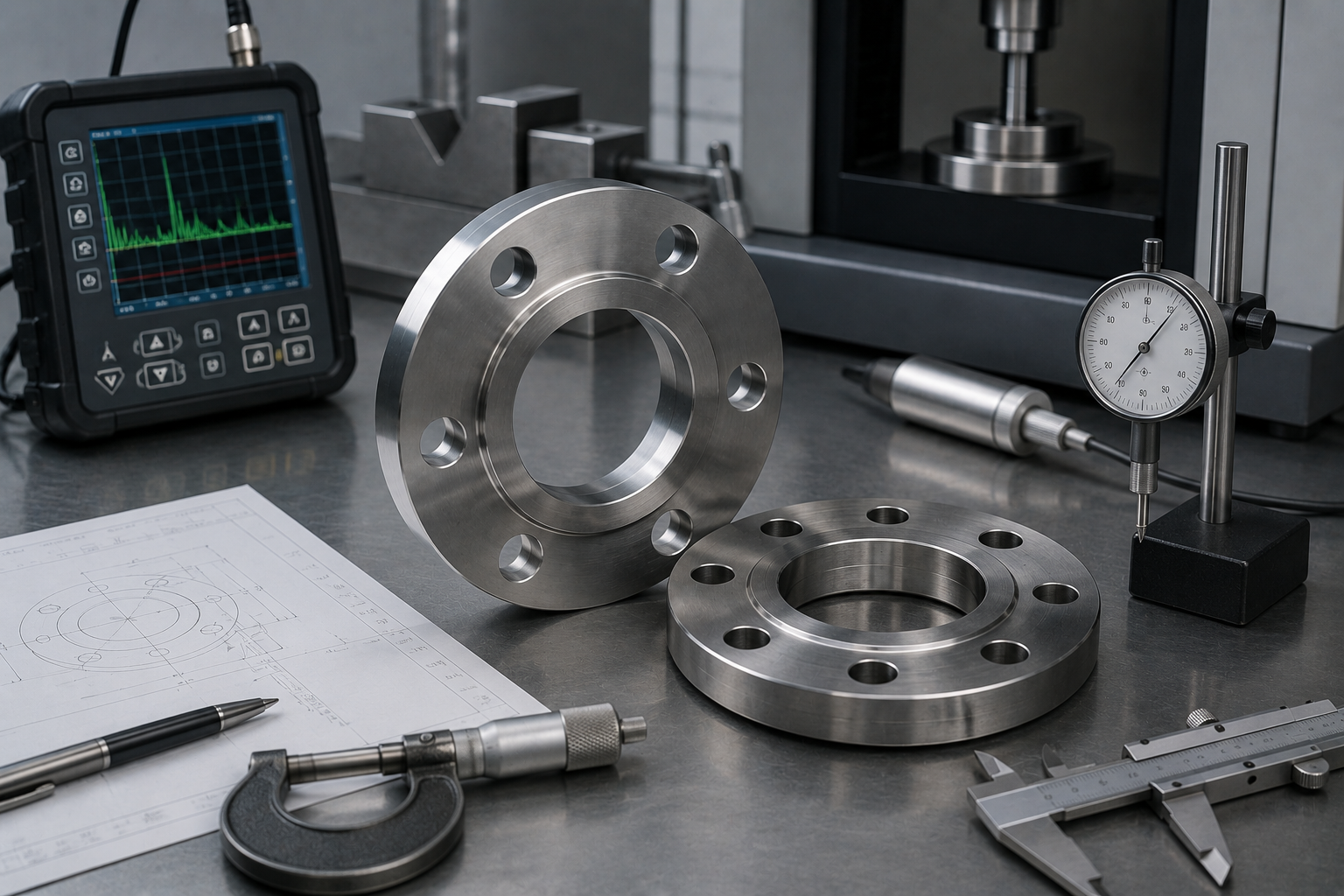 ASTM A182 standard scope and testing for steel flanges