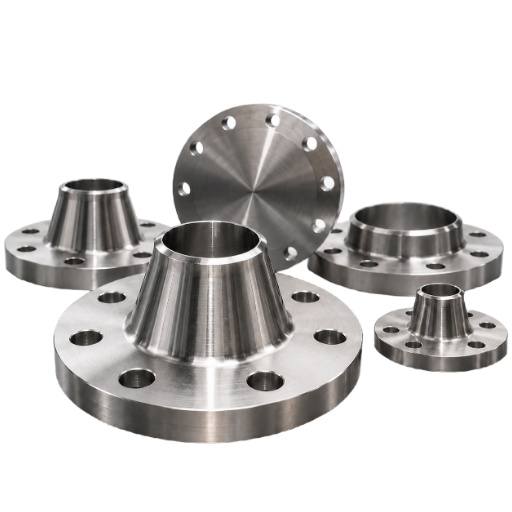 ASME B16.5 weld neck flange with raised face