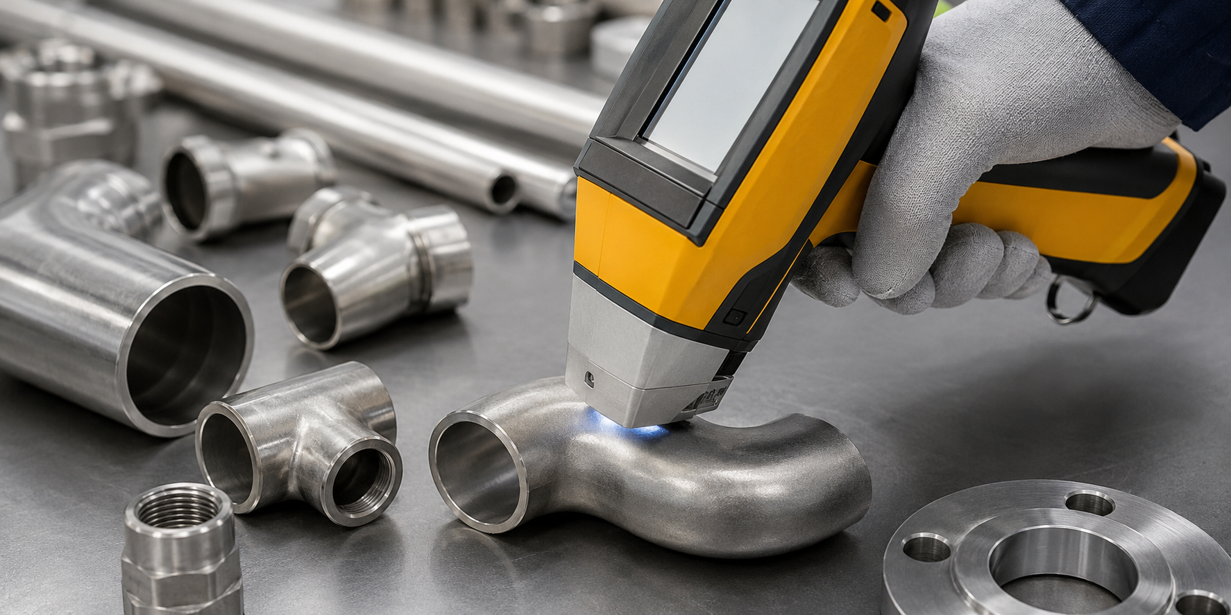 Spectro XRF analyzer for material chemical composition verification