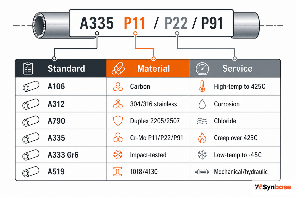Seamless Pipe Grades & Standards, Decoded — Synbase Steel