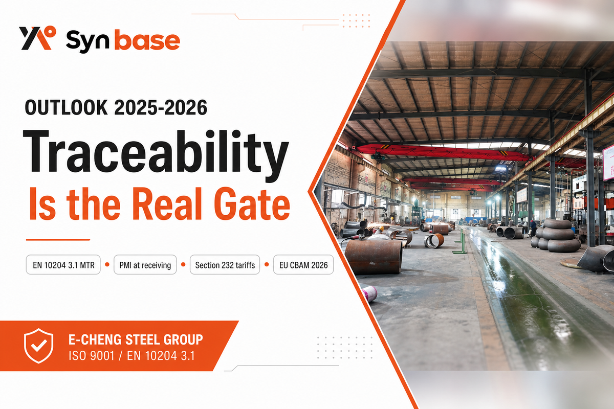 Outlook 2025–2026: Traceability Is Becoming the Real Gate — Synbase