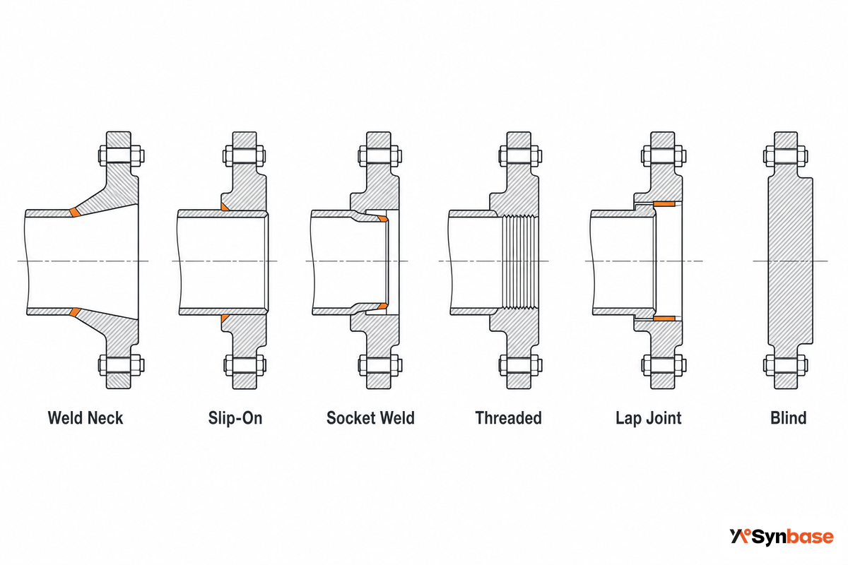 Synbase fittings and flange poster