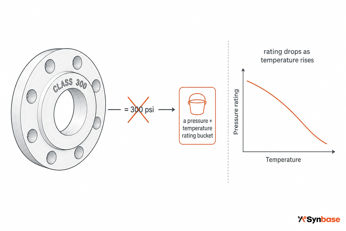 Pressure Classes 150–2500: the Number That Isn't psi — Synbase Steel
