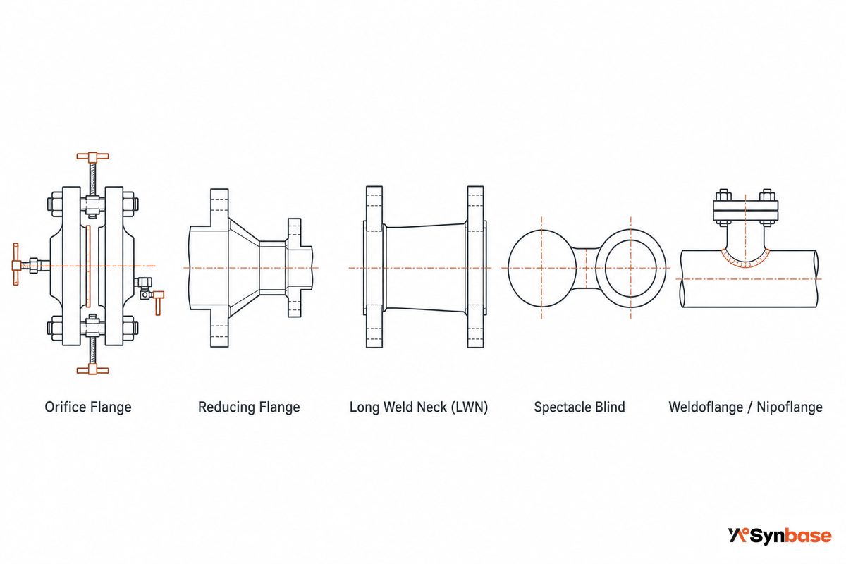 Specialty Flange Types Beyond the Standard Six — Synbase Steel