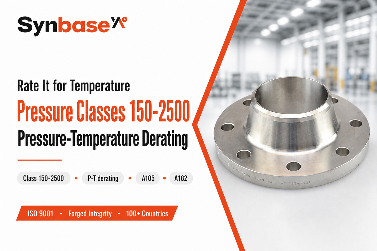 Pressure Classes & Pressure-Temperature Ratings (150 to 2500) — Synbase Steel