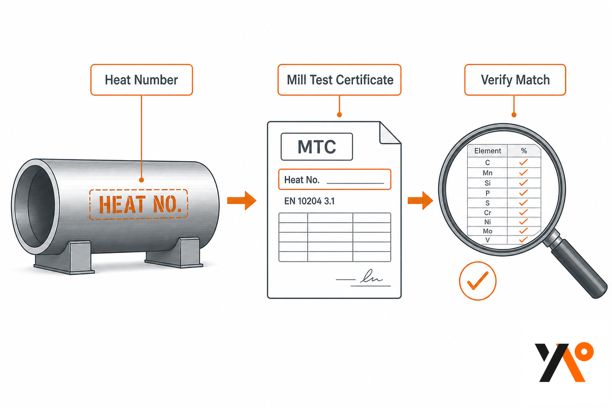 The Heat-Number Paper Trail, Verifying What You Actually Bought — Synbase Steel