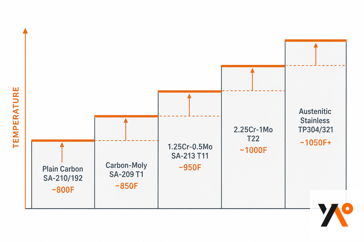 Matching Material to Service Temperature: The Boiler Tube Temperature Envelope — Synbase Steel