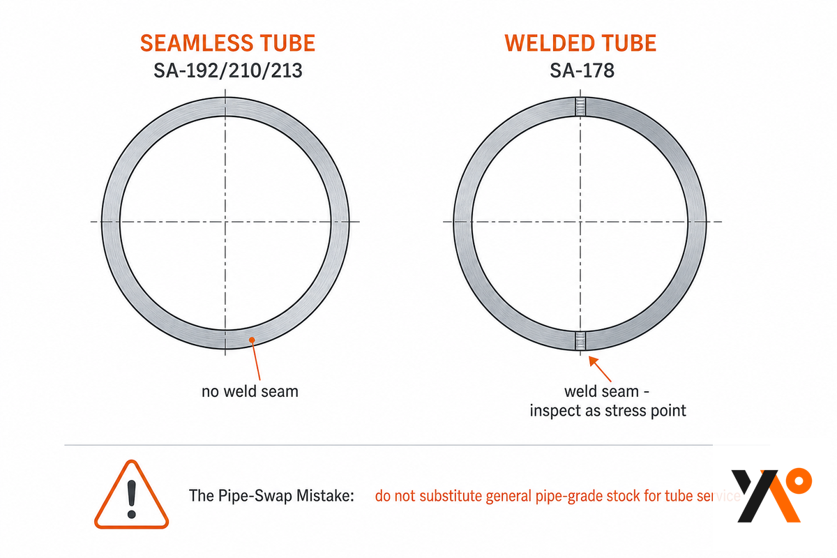 Seamless or Welded, and the Pipe-Swap Mistake — Synbase Steel