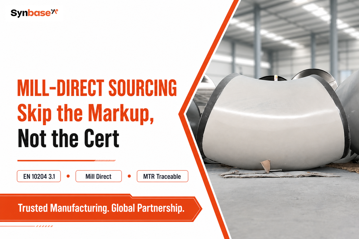 Sourcing: Mill-Direct vs. Distributor, MTC Tiers, and Landed Cost — Synbase Steel