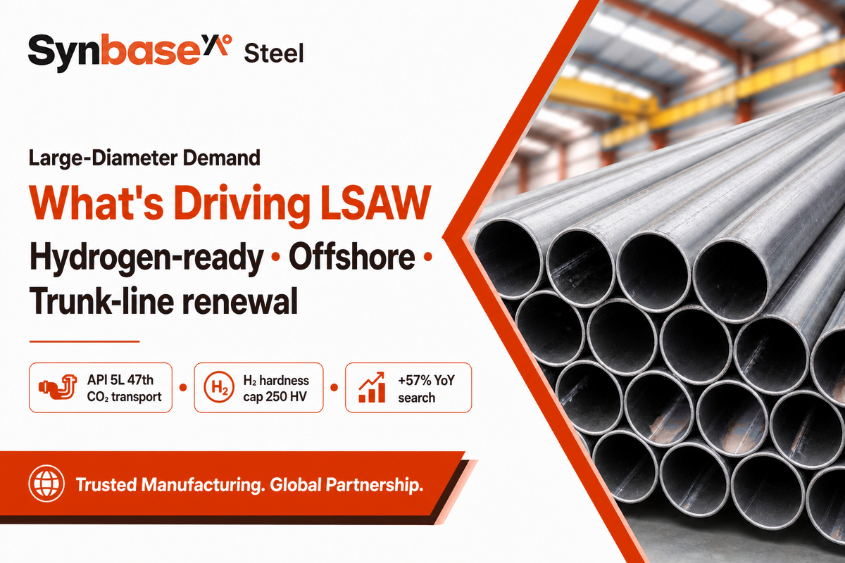 LSAW Pipe Outlook: What's Driving Large-Diameter Line Pipe Demand — Synbase Steel