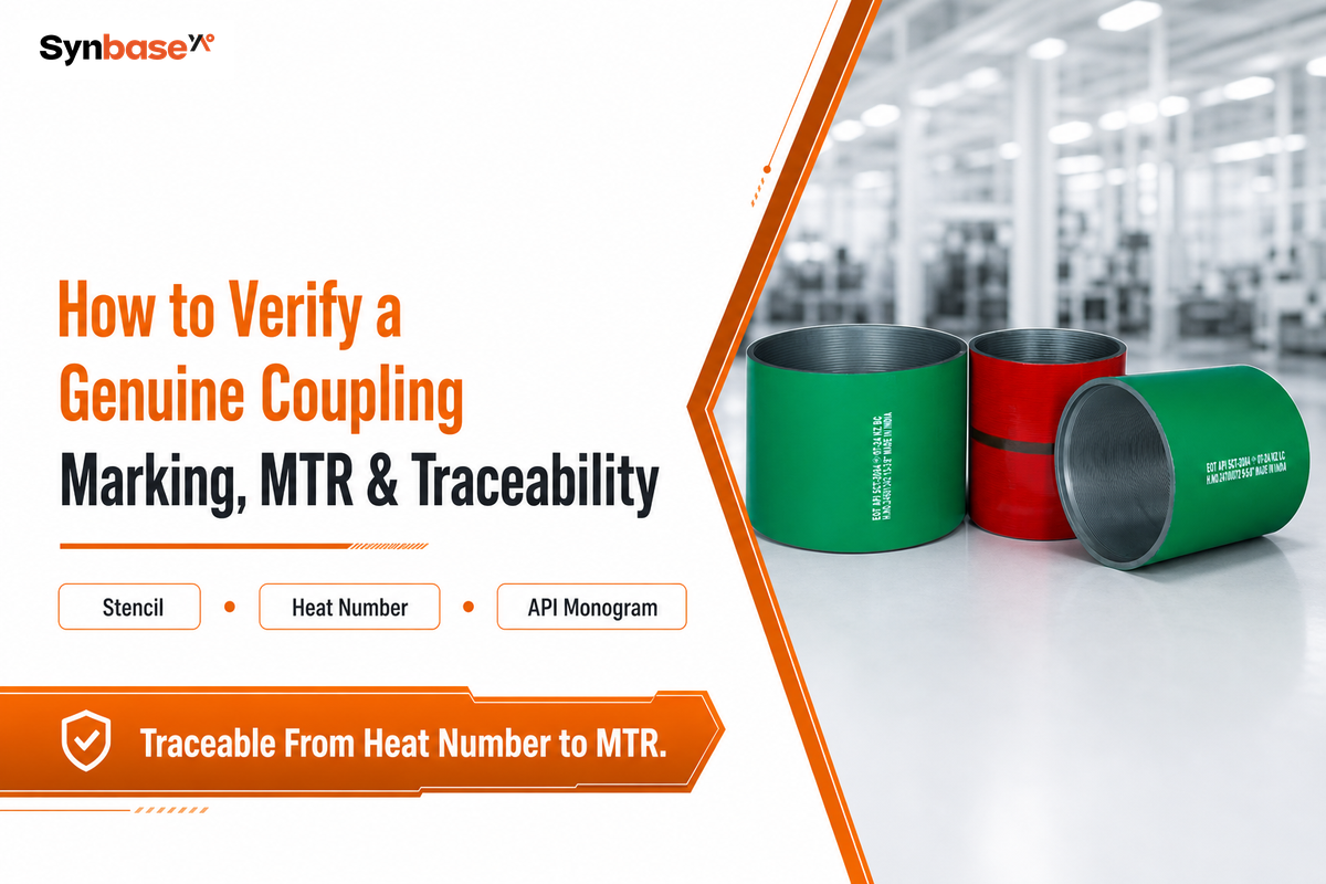 How to Verify a Coupling Is Genuine, Marking, MTR & Traceability — Synbase Steel