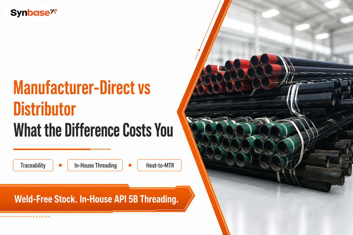 Manufacturer-Direct vs Distributor, What the Difference Actually Costs You — Synbase Steel