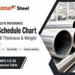 Pipe Schedule Chart: NPS, Wall Thickness & Weight (2026)