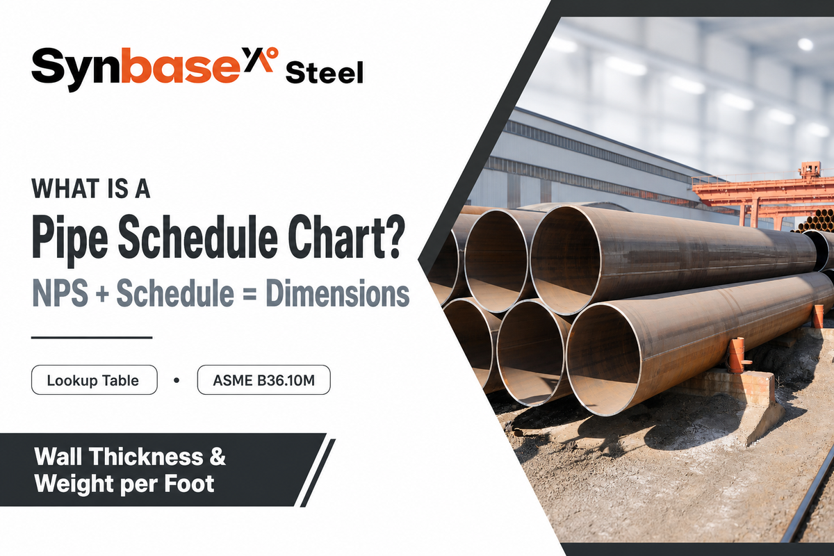 What Is a Pipe Schedule Chart? — Synbase Steel