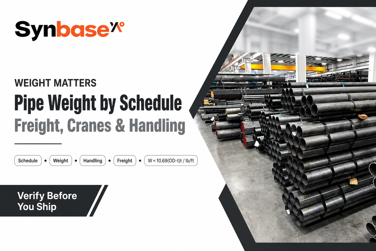 Pipe Weight by Schedule (Formula + Table) — Synbase Steel
