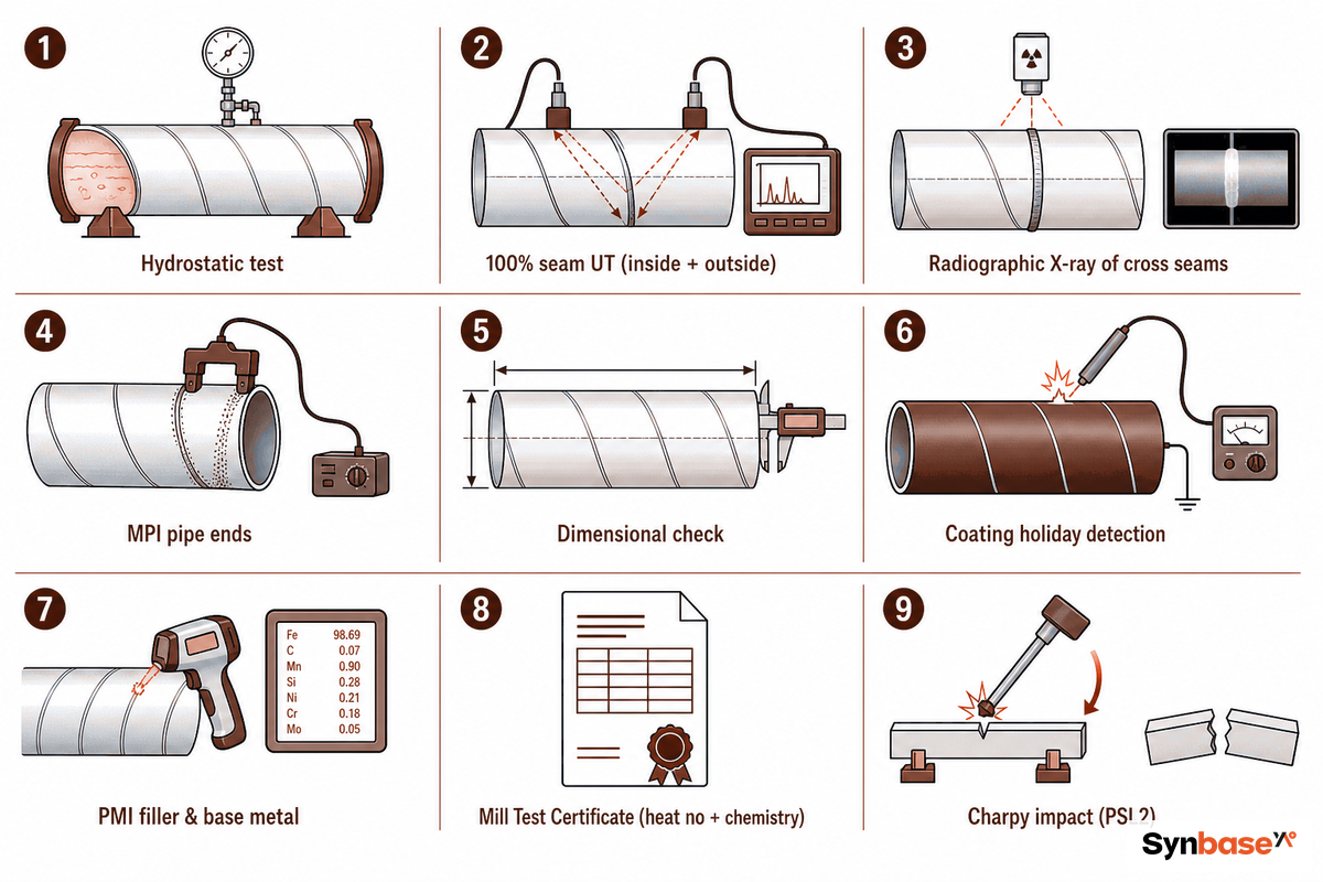 How to Verify Quality: Testing, Inspection & the Mill Test Certificate — Synbase Steel