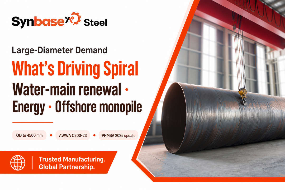 Industry Outlook: What's Driving Large-Diameter Spiral Demand — Synbase Steel