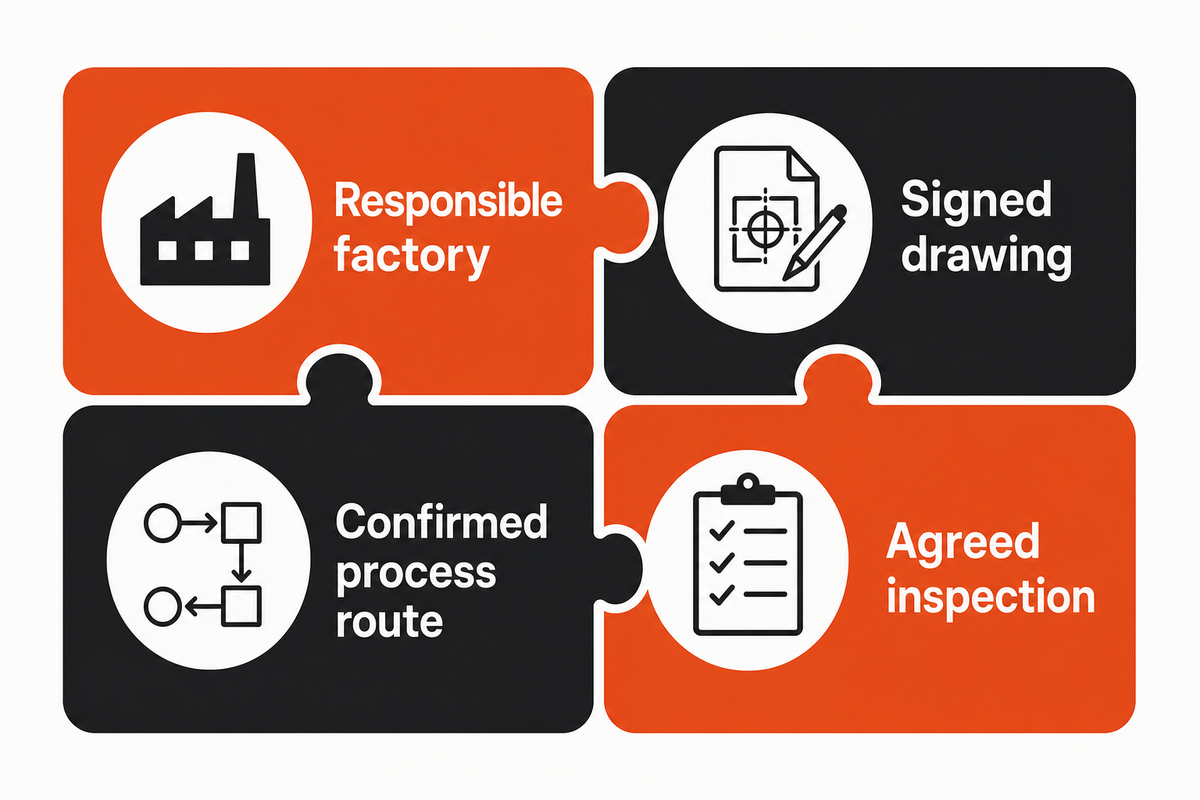 Export HWDP qualification depends on the factory, drawing, process route and inspection scope.