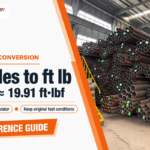 Joules to ft lb: Calculator & 18-Value Chart