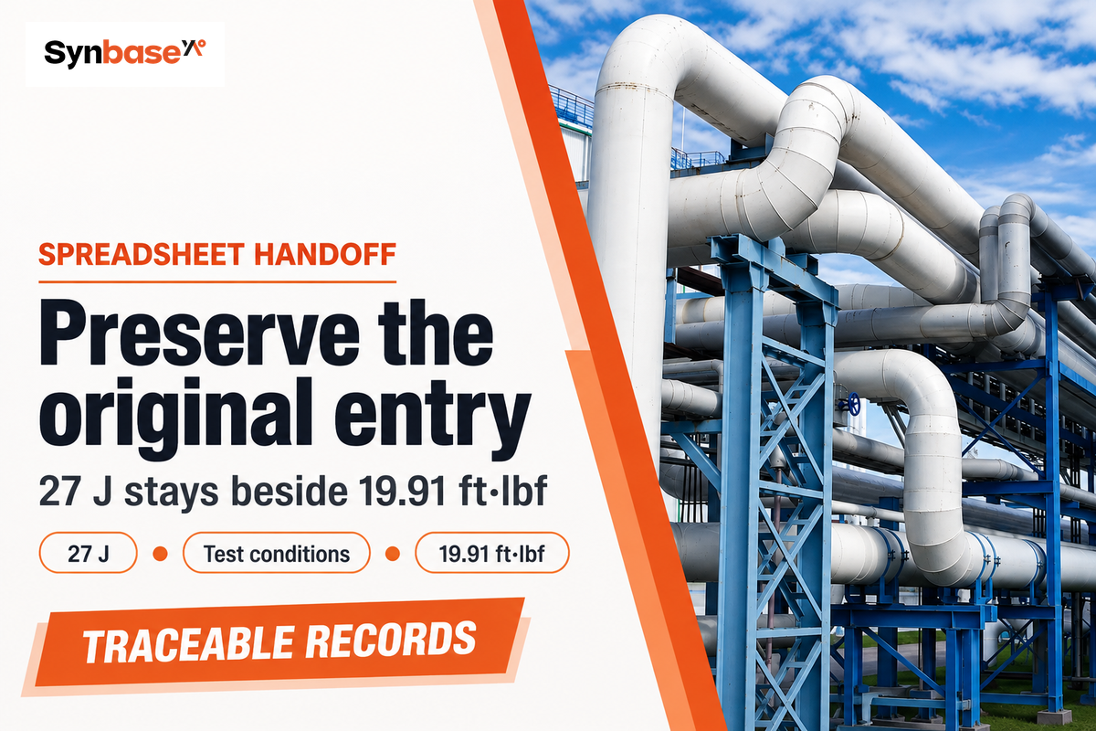 Keep 27 J beside its 19.91 ft·lbf conversion, with the report reference and test conditions (NIST-based arithmetic).