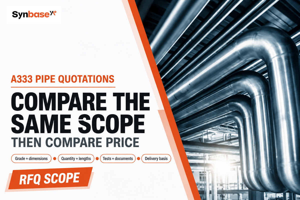 Compare the same grade, size, test records and delivery basis before comparing A333 pipe prices.