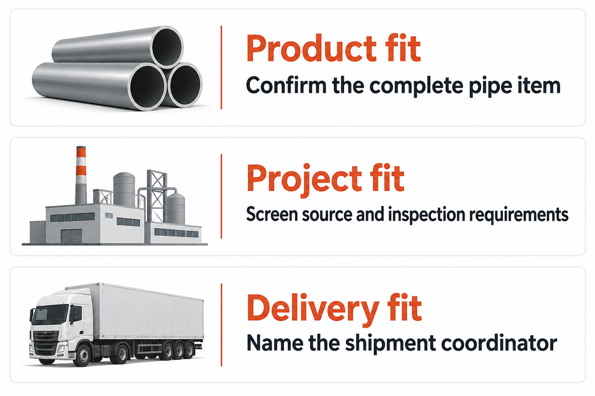 The 3-Fit Mill Selector compares product, project and delivery requirements before price (article method).