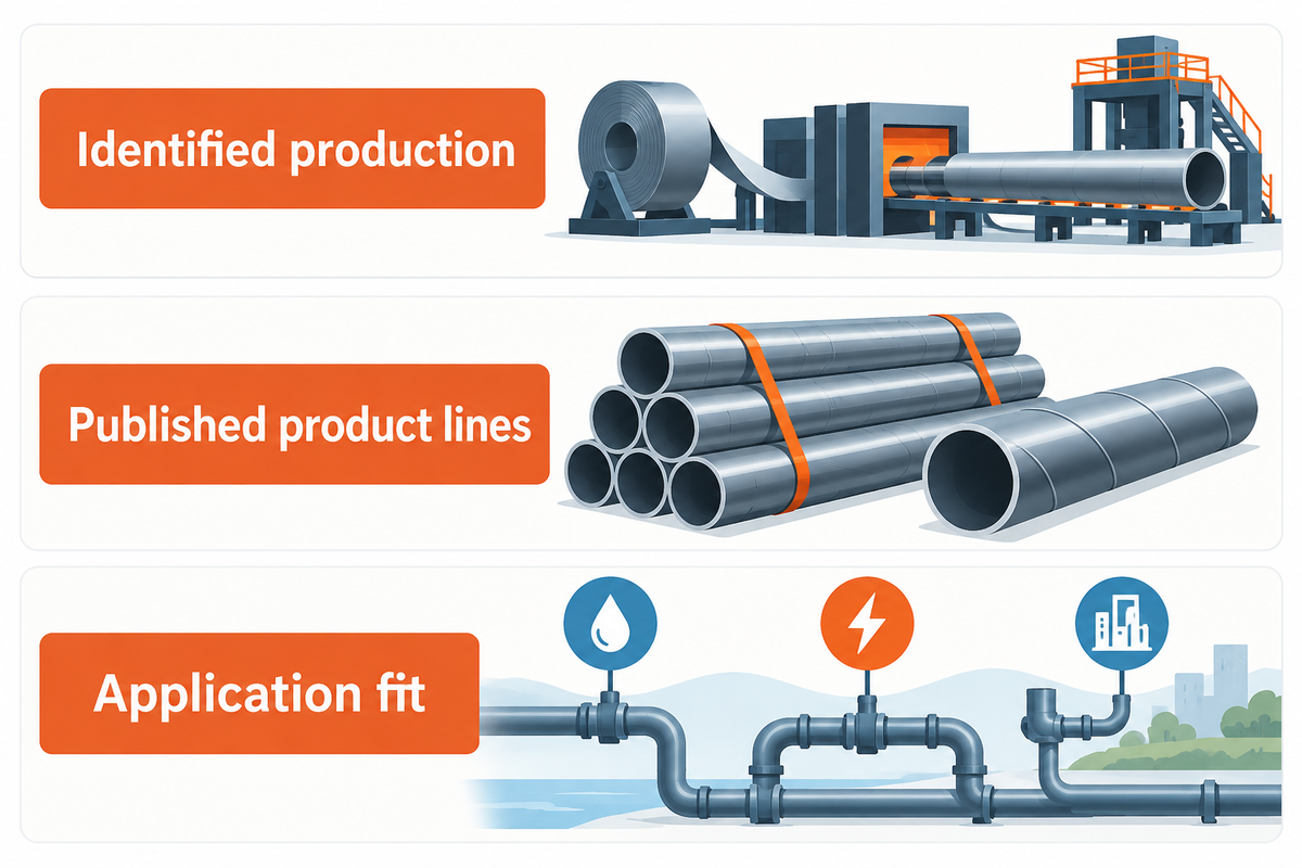 Manufacturer selection uses identified production, published product lines and application fit, per the selection method.